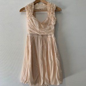 Blush Silk Dress